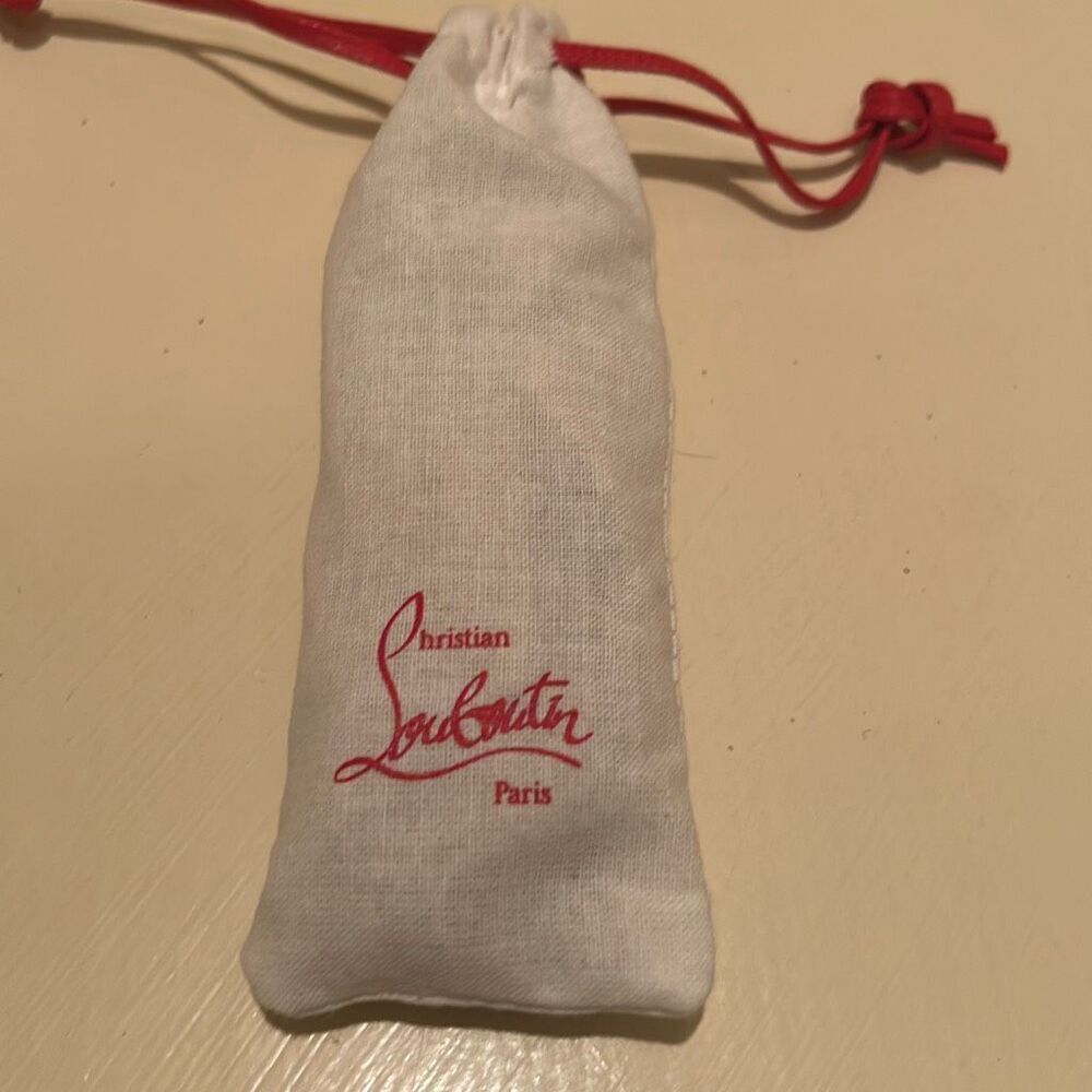 Christian Louboutin Tan Replacement Sneaker Shoelaces New In Dustbag